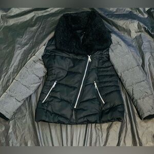 Buffalo by David Bitton Faux Fur Collar Jacket Unisex Women’s Large (NEVER WORN)